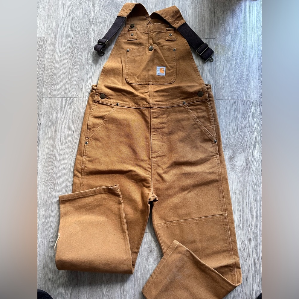 KIDS' DUCK WASHED BIB OVERALL Carhartt